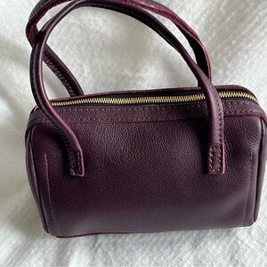 Portland Leather Plum Sloan Doctor Bag Sm NIB C-grade sale perfect condition PLG
